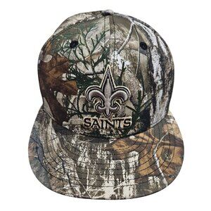 New Orleans Saints Camouflage Snapback Cap With Super Bowl Patch